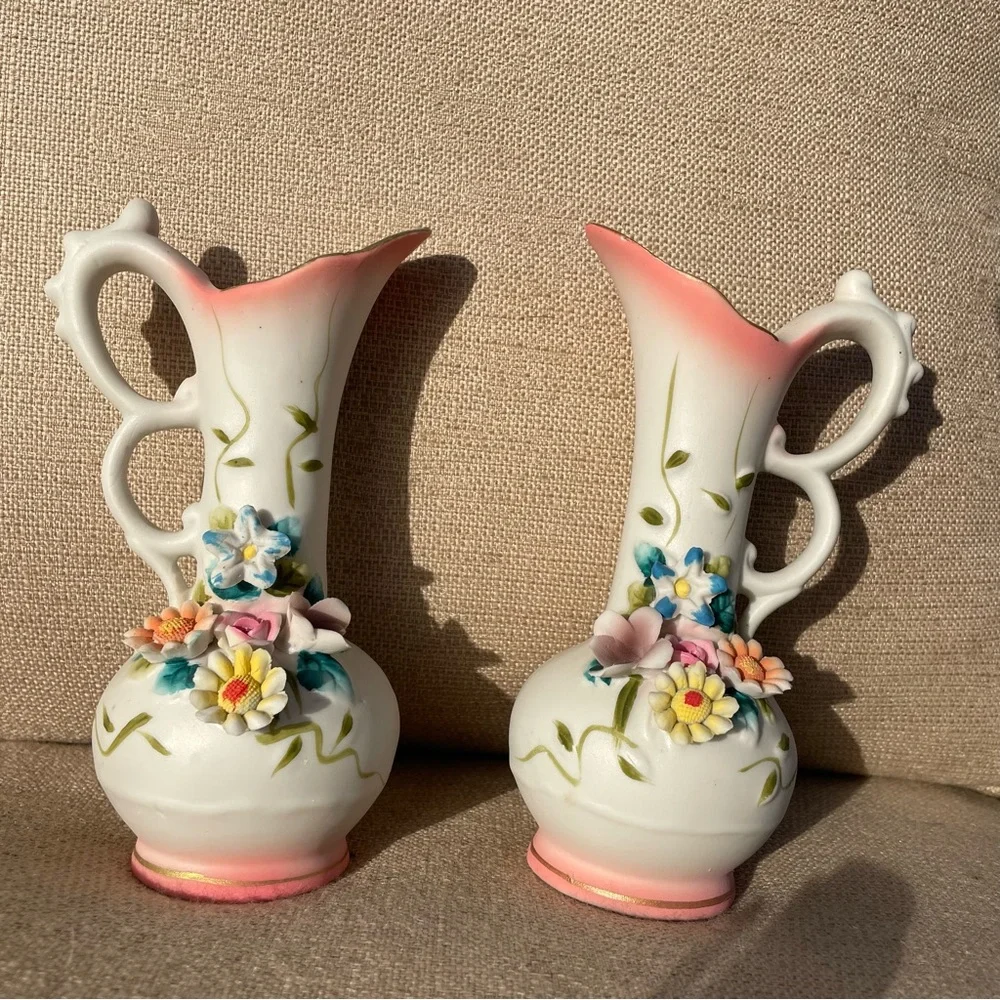 Vintage Interpur Pitchers & Vintage‎ Lefton China ankle boot
